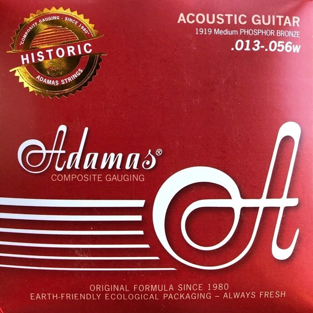 Adamas Acoustic guitar strings Phosphor Bronze Medium .013-.056 | 1919