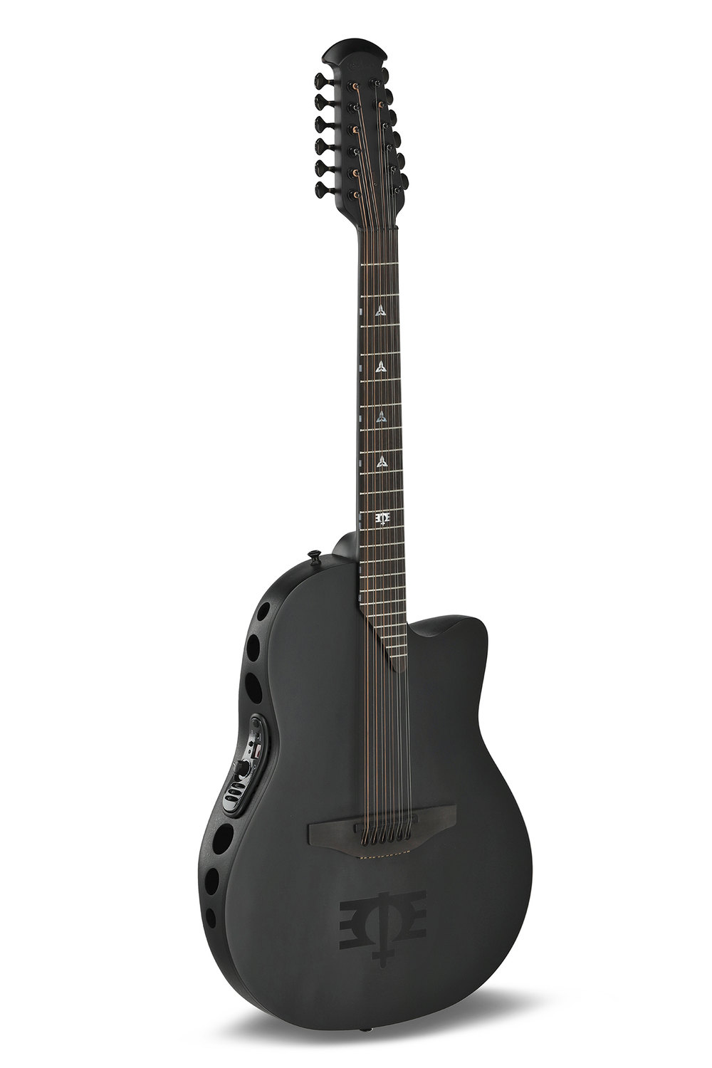 Adamas Guitarra electro-acústica 1598-MEIII Melissa Etheridge Signature Mid Cutaway 12 cuerdas Black Satin | 1598-MEIII