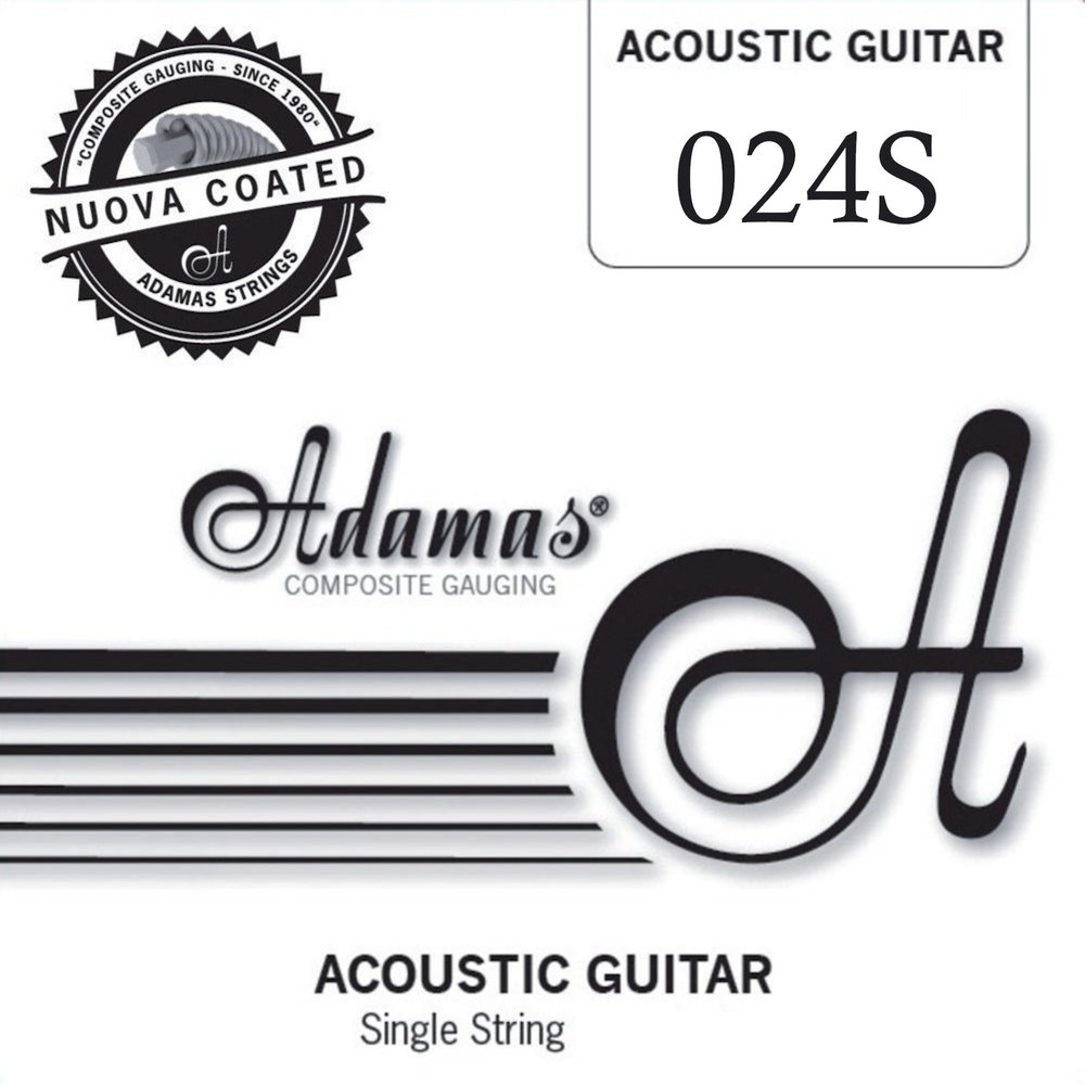 Adamas Corde per chitarra acustica/folk Corde singole Silk & Steel 