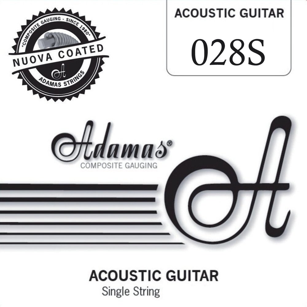 Adamas Corde per chitarra acustica/folk Corde singole Silk & Steel 