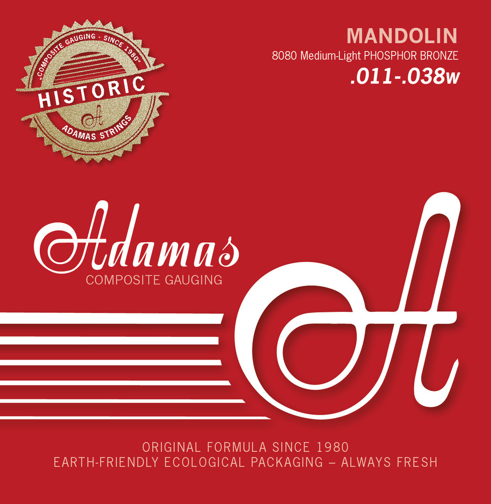Adamas Mandolin .011-.038 Phosphor Bronze Med.-Light .011 | 8080