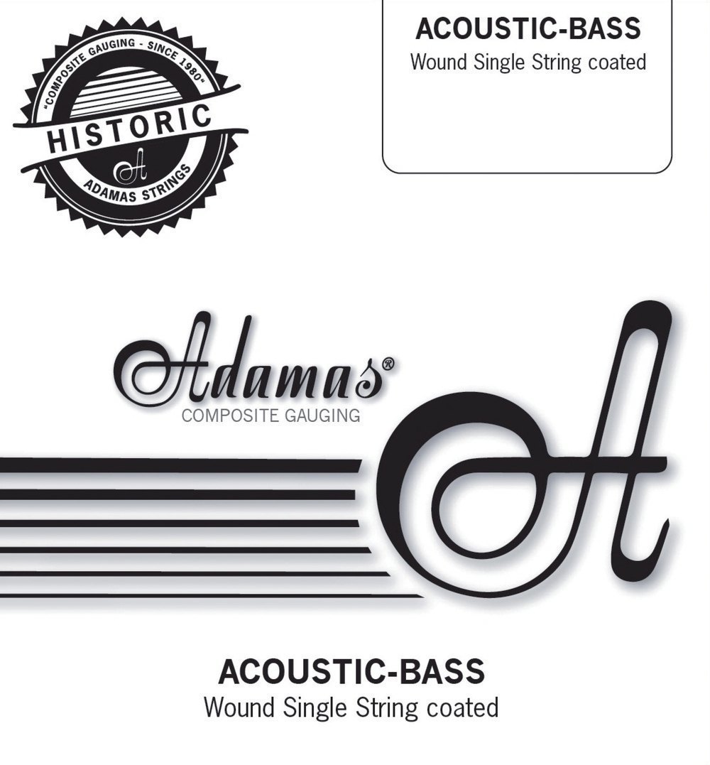 Adamas Corde singole per basso acustico rivestite in Phosphor Bronze .045w/1,14mm | wound