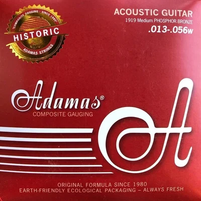 Adamas Corde chitarra acustica Phosphor Bronze Medium .013-.056 | 1919