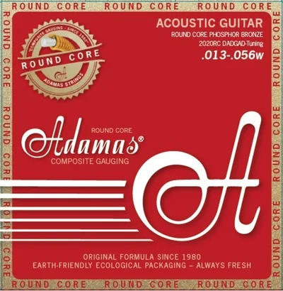 Adamas Cordes pour guitare acoustique Round Core Phosphor Bronze DADGAD-Tuning | 2020RC