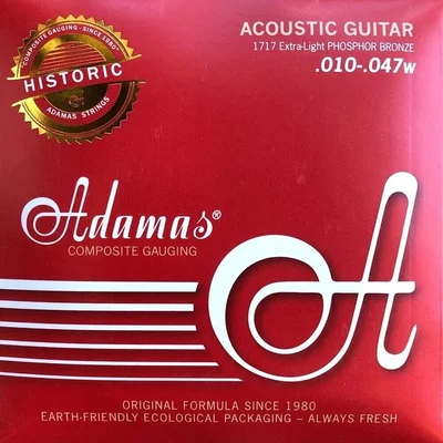 Adamas Corde chitarra acustica Phosphor Bronze Extra Light .010-.047 | 1717