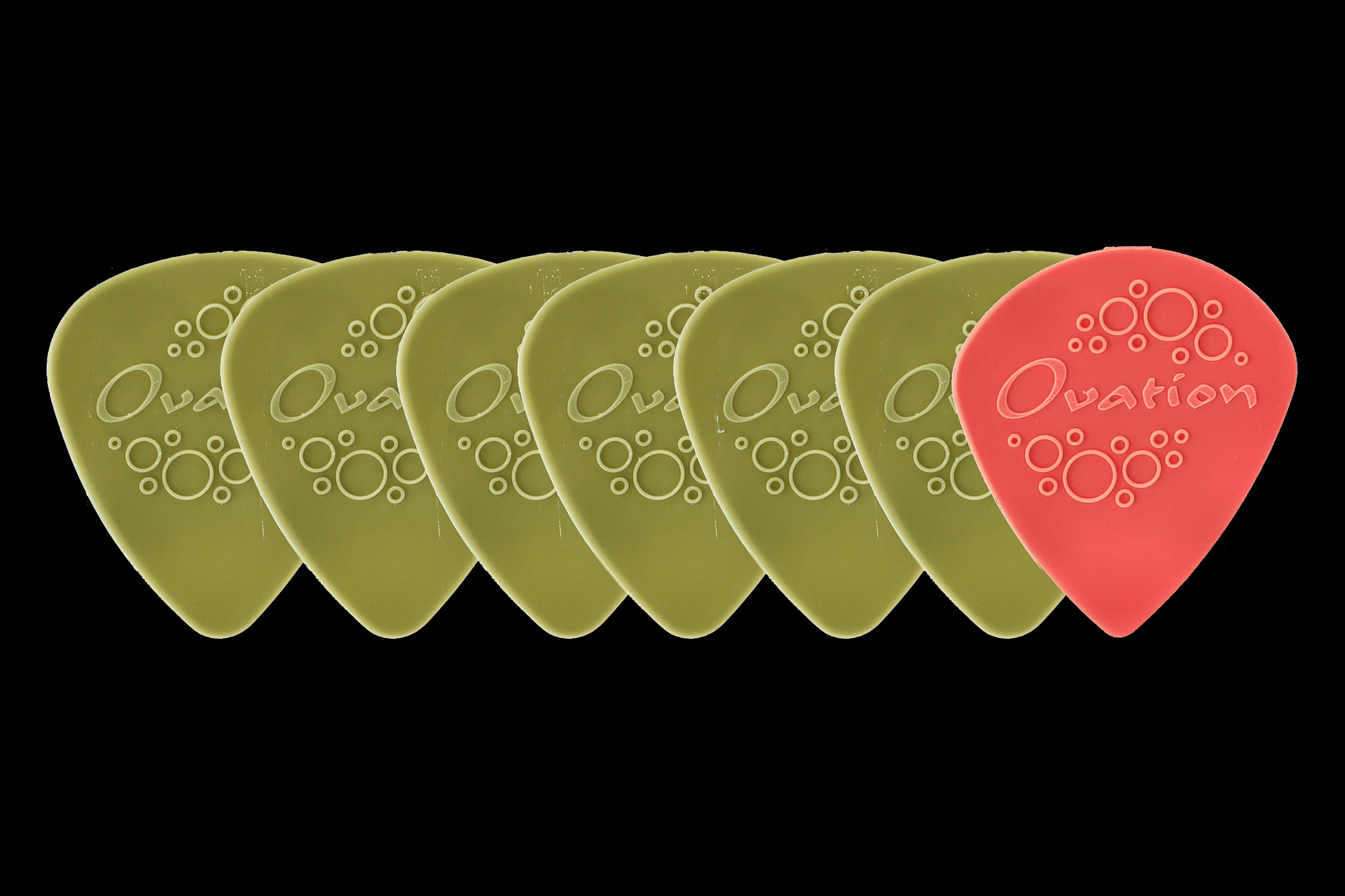 Ovation Diamond Picks Nylon Standard 351 Plektren 0,53 mm | moss green