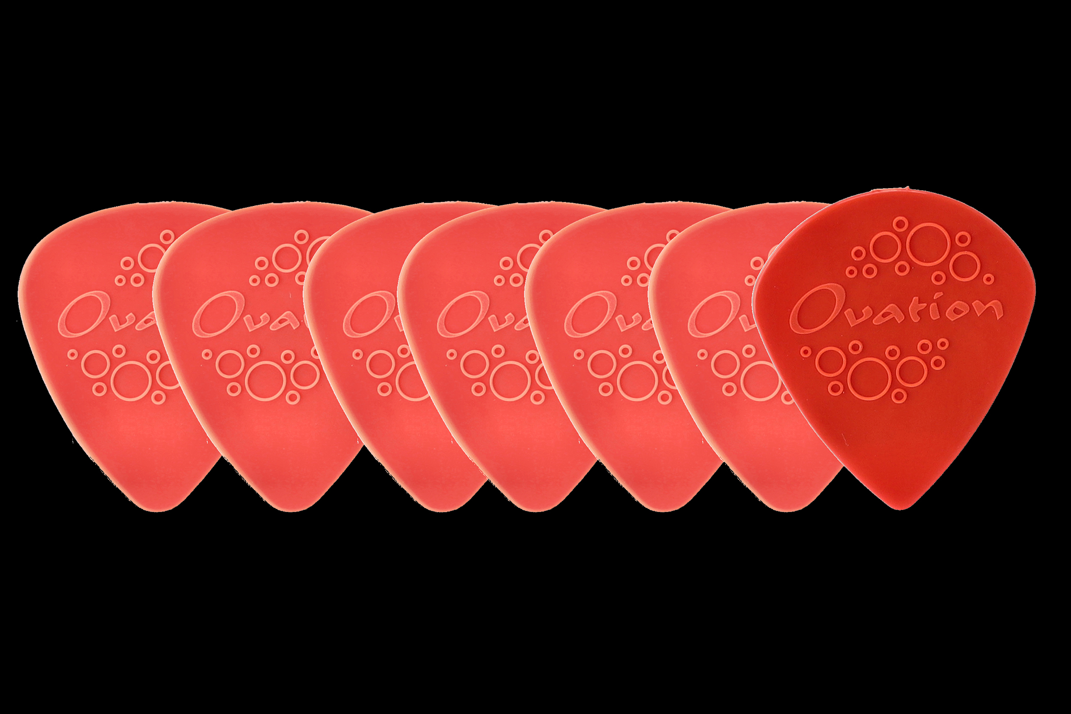 Ovation Diamond Picks Nylon Standard 351 Plektren 0,60 mm | coral red