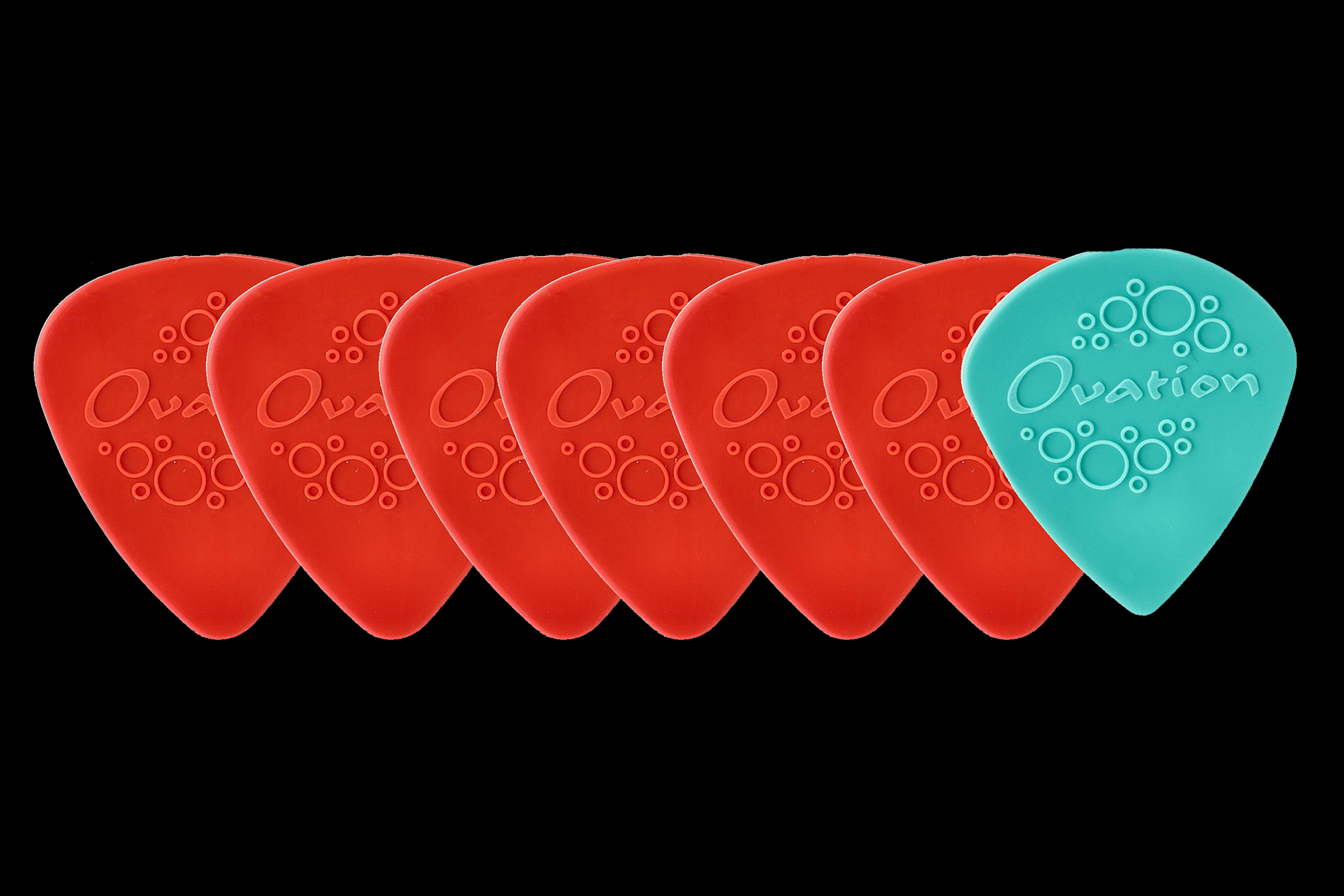 Ovation Diamond Picks Nylon Standard 351 Plektren 0,73 mm | blood red