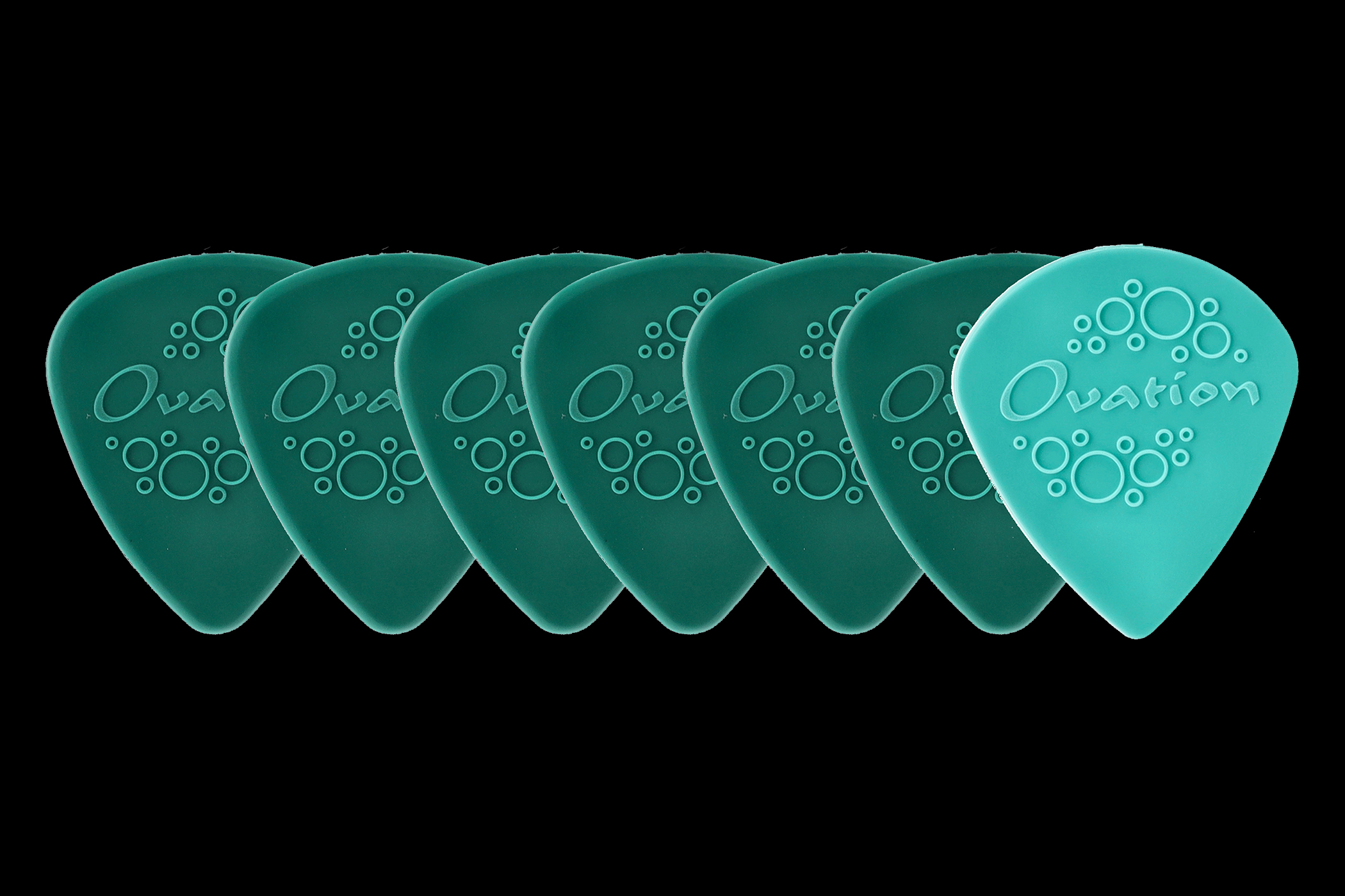 Ovation Diamond Picks Nylon Standard 351 Plektren 1,00 mm | teal green