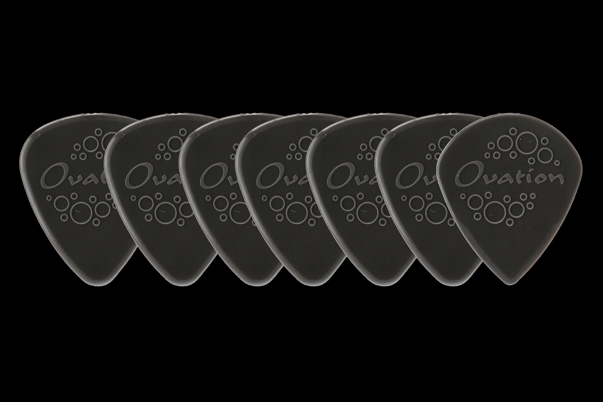 Ovation Diamond Picks Nylon Standard 351 Plektren 1,60 mm | onyx black