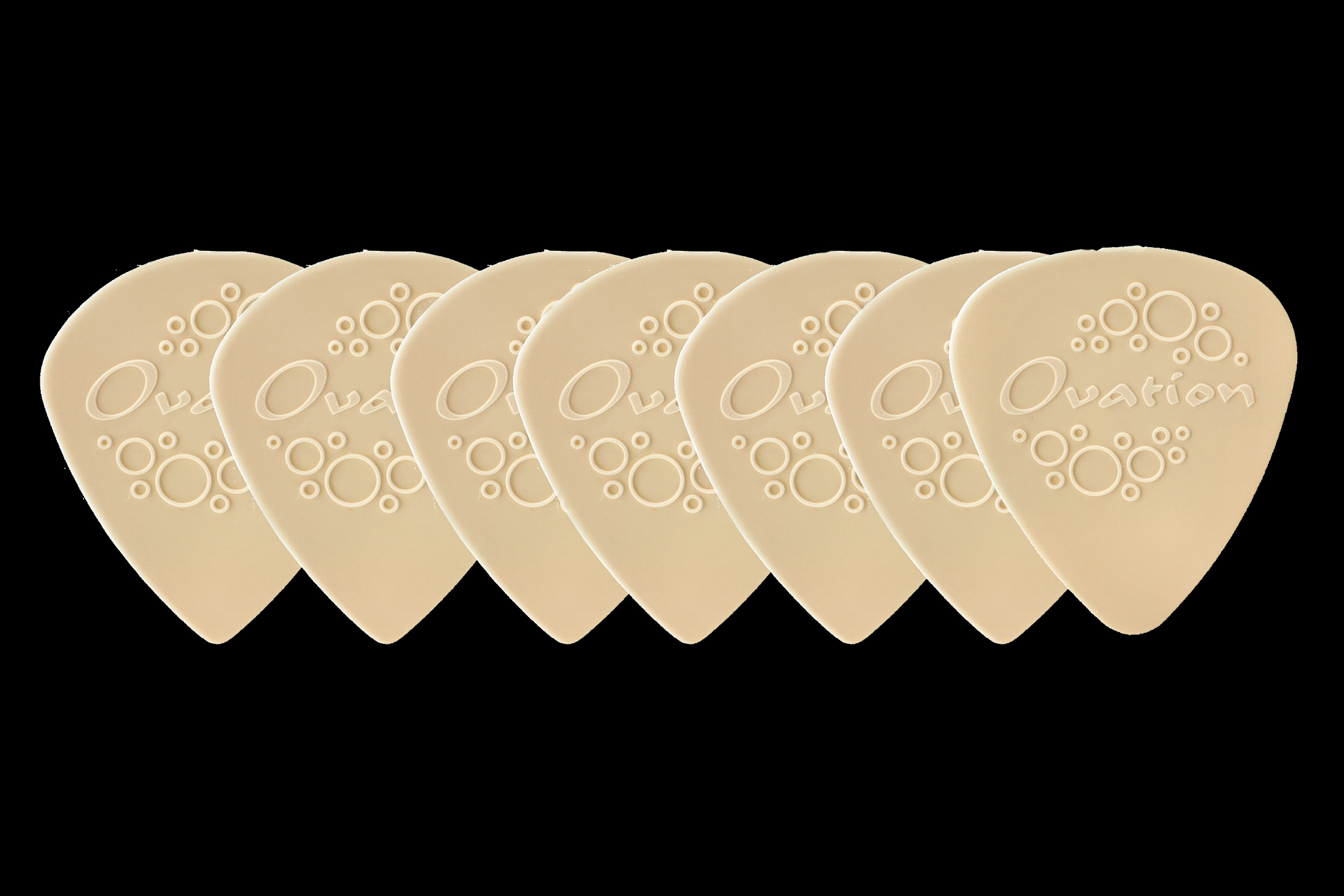 Ovation Ovation Plektrum Grip Picks Nylon Sharp Tip 0,46 mm | dry sand