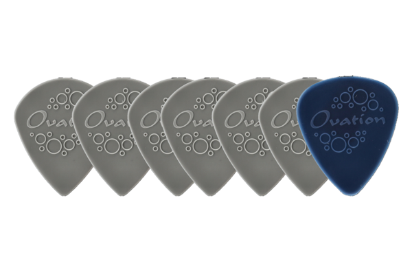 Ovation Ovation Pick Grip Picks Nylon Sharp Tip 1.18 mm | sky gray