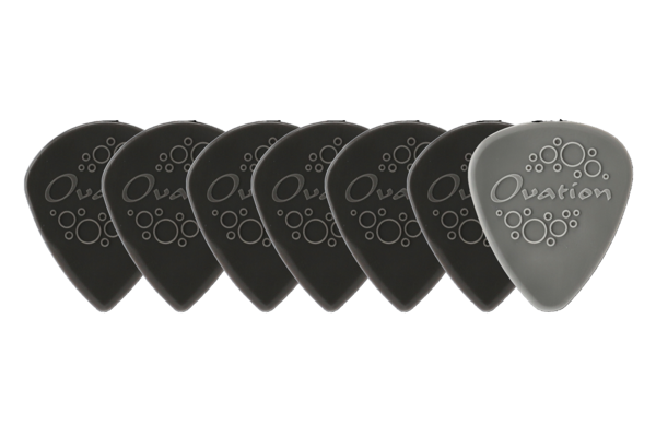 Ovation Ovation Pick Grip Picks Nylon Sharp Tip 1.40 mm | onyx black
