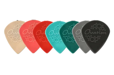 Ovation Ovation Pick Mix Set Grip Picks Nylon Sharp Tip Mix Set Sharp