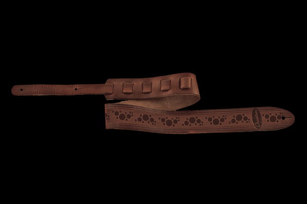 Ovation Multi Soundhole leather strap chocolate Guitar Chocolate