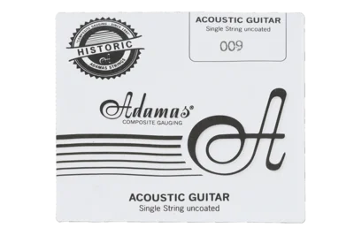 Adamas Akustik Einzelsaiten plain Stahl .009"/0,23mm | plain