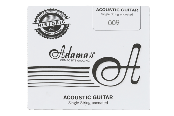 Adamas Acoustic single strings plain steel .009"/0,23mm | plain