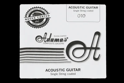 Adamas Acoustic single strings plain coated steel .010"/0,25mm | plain