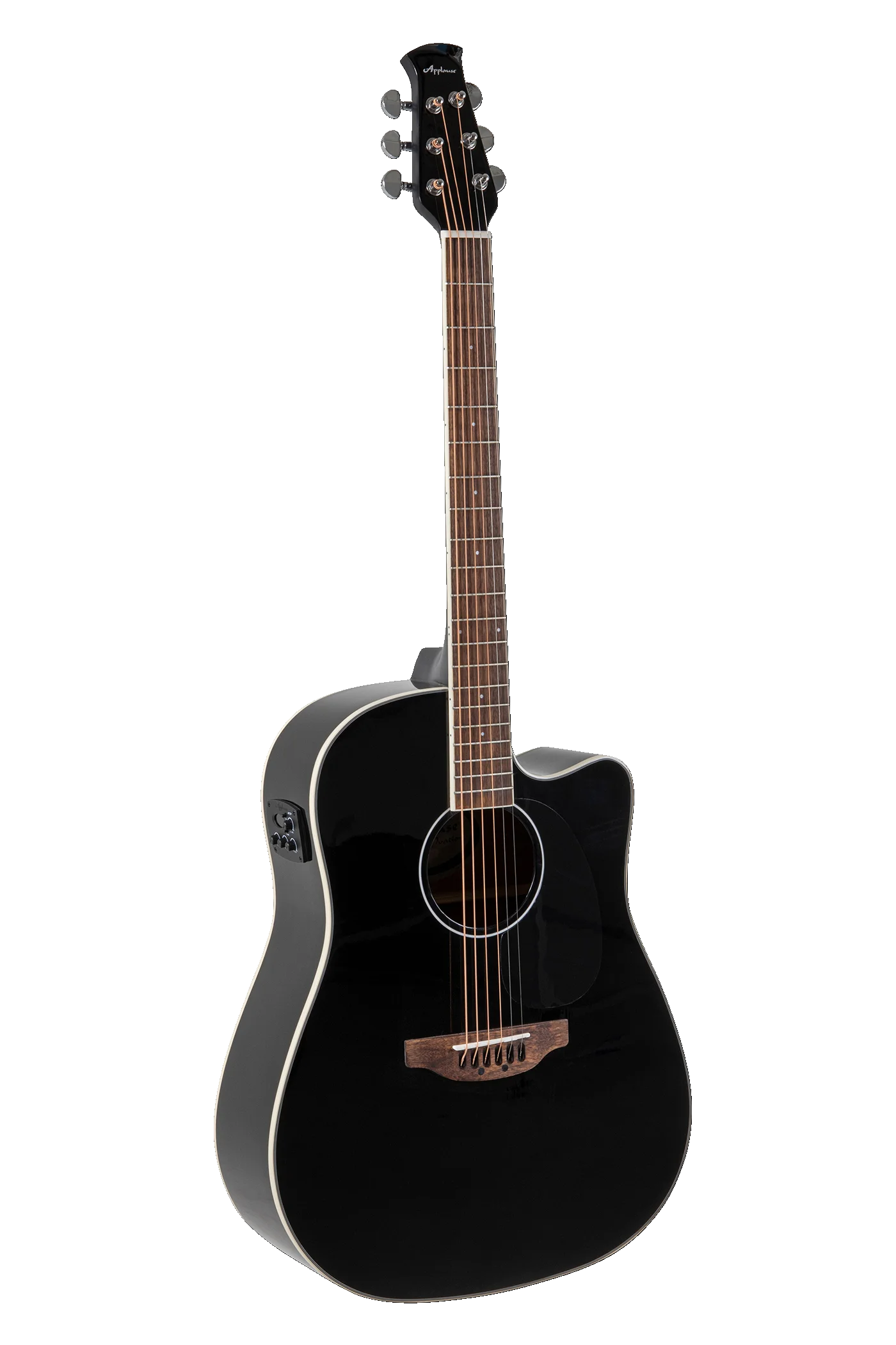 Applause by Ovation オベーション アプローズ AE126 Applause E-Acoustic Guitar Wood Classics AED96-5HG Black Gloss Electro