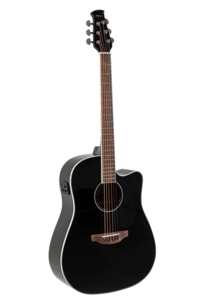 Applause Chitarre elettroacustiche Wood Classics AED96-5HG Black Gloss Electro Nero lucido | AED96-5HG