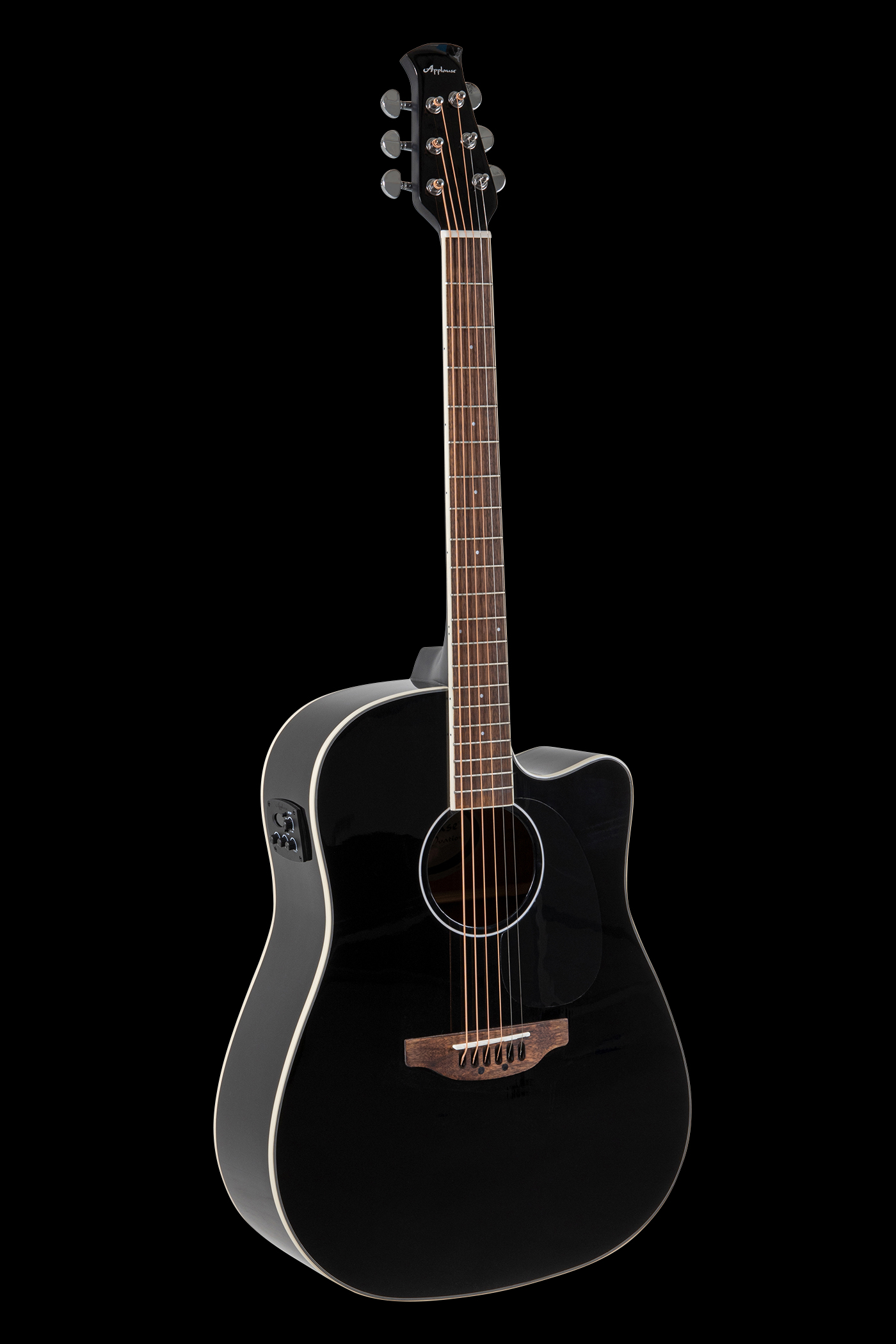 Applause E-Acoustic Guitar Wood Classics AED96-5HG Black Gloss Electro Black high gloss | AED96-5HG