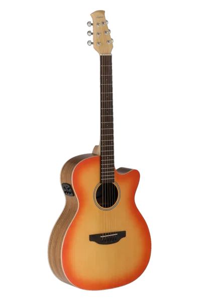 Applause E-Acoustic Guitar Jump OM Electro Cut Honey Burst | AEO-69-HB