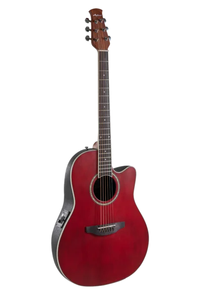 Applause Traditional AB24 Mid Cutaway Ruby Red Satin | AB24-2S