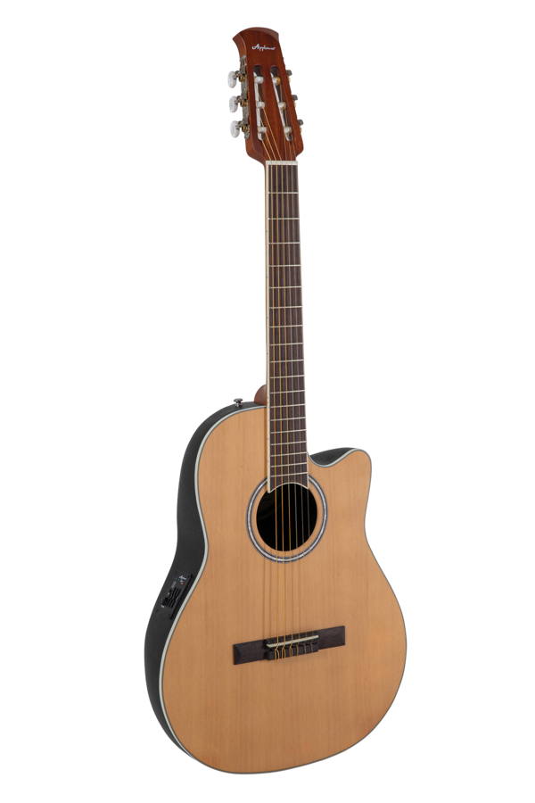 Applause Traditional AB24C Mid Cutaway Nylon Cedar Natural Satin | AB24CC-4S