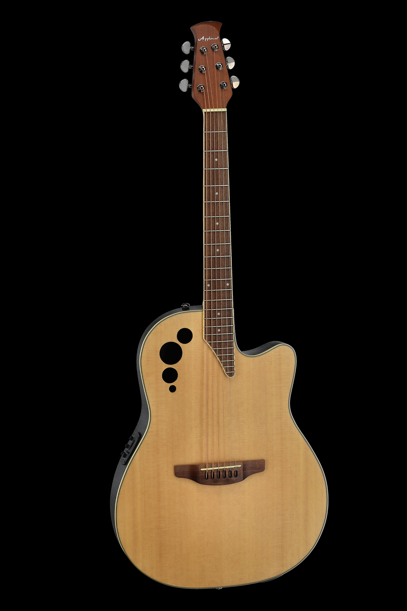 Applause Elite AE44 Mid Cutaway Natural Satin | AE44-4S