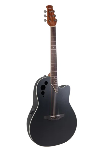 Applause Elite AE44 Mid Cutaway Black Satin | AE44-5S