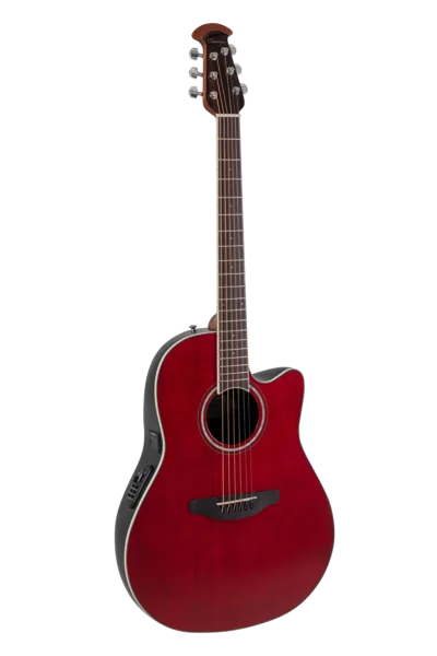 Ovation Celebrity Traditional CS24 Mid Cutaway Ruby Red | CS24-RR-G