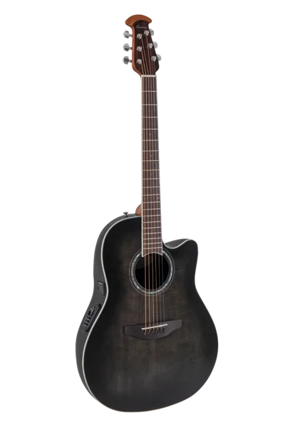 Ovation Celebrity Traditional Plus CS24P Mid Cutaway Transparent Blackburst Flame | CS24P-TBBY-G