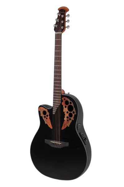 Ovation Celebrity Elite CE44L Mid Cutaway Black | CE44L-5-G