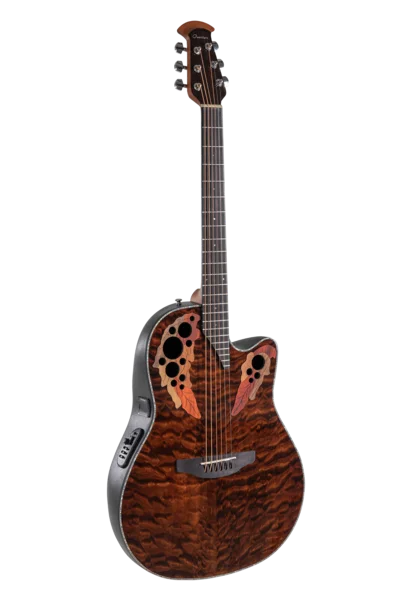 Ovation Celebrity Elite Plus CE44P Mid Cutaway Dark Tiger Eye | CE44P-TGE-G