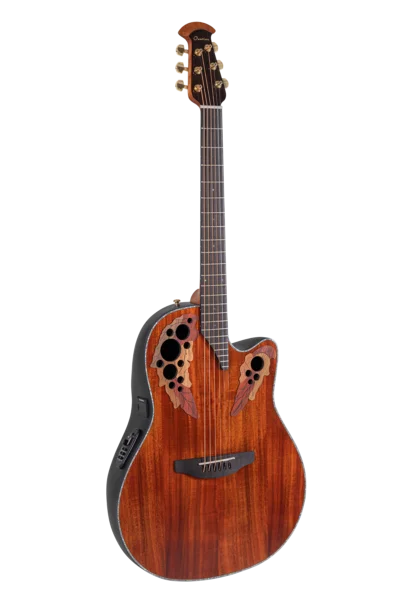 Ovation Celebrity Elite Plus CE44P Mid Cutaway Figured Koa | CE44P-FKOA-G