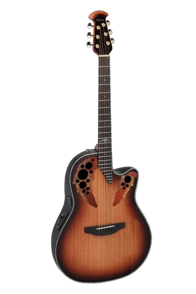 Ovation E-Acoustic Guitar Celebrity Elite Plus Mid Cutaway Sunburst | CE44P-FLE-G