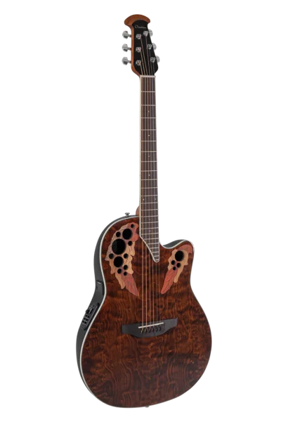Ovation Celebrity Elite Plus CE48P Super Shallow Dark Tiger Eye | CE48P-TGE-G