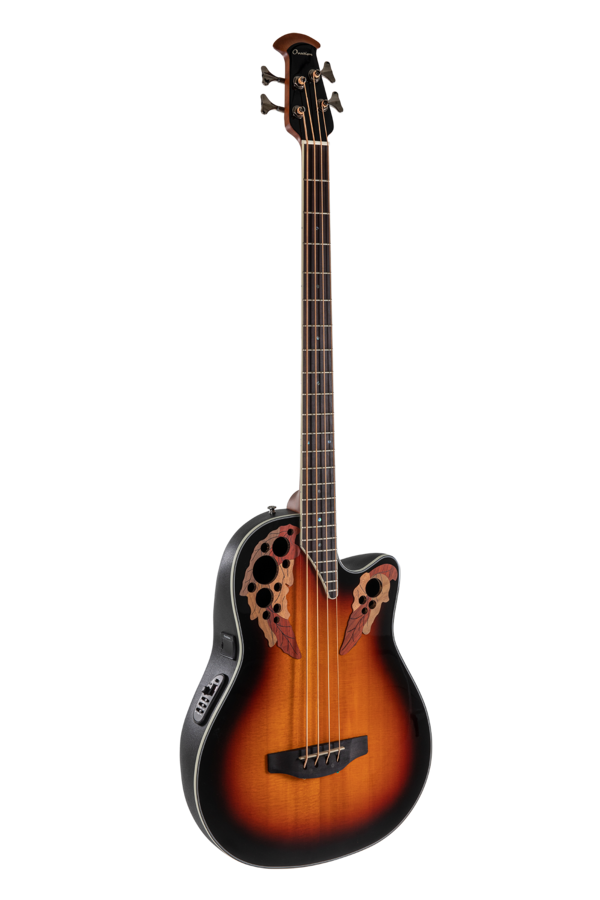 Ovation Celebrity Elite CEB44 Mid Cutaway 4-string New England Burst | CEB44-1N-G