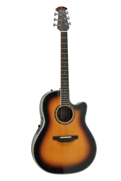 Ovation E-Acoustic Guitar Pro Series Custom Balladeer Deep Contour Vintage Burst | 2762BL-VB-G