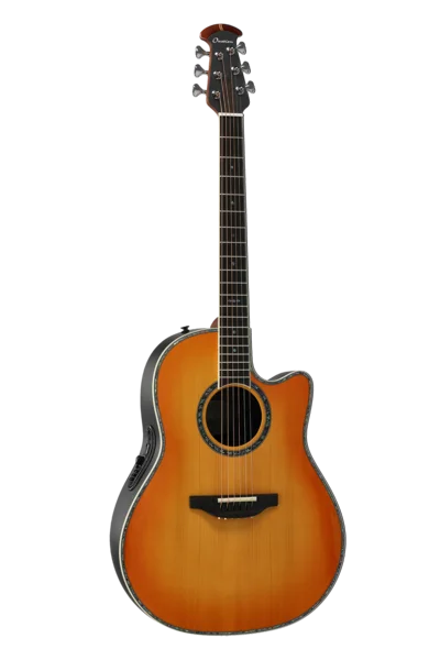Ovation E-Acoustic Guitar Pro Series Custom Balladeer Deep Contour Honey Burst | 2762BL-HB-G
