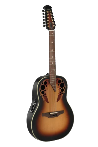 Ovation E-Acoustic Guitar Pro Series Elite Deep Bowl Non-Cutaway 12-string Sunburst | 1758-1-G