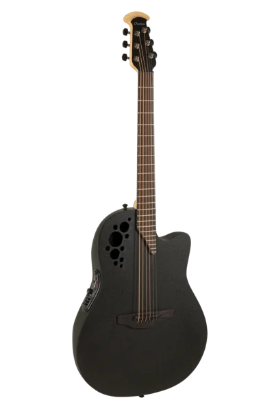 Ovation Pro Series Elite 1868TX Super Shallow Black Textured | 1868TX-5-G