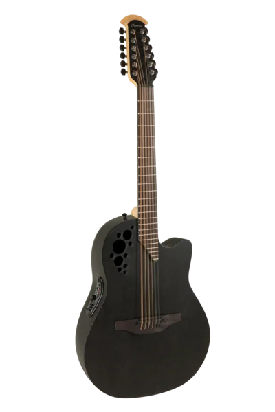 Ovation Pro Series Elite 2058TX Deep Contour 12-string Black Textured | 2058TX-5-G
