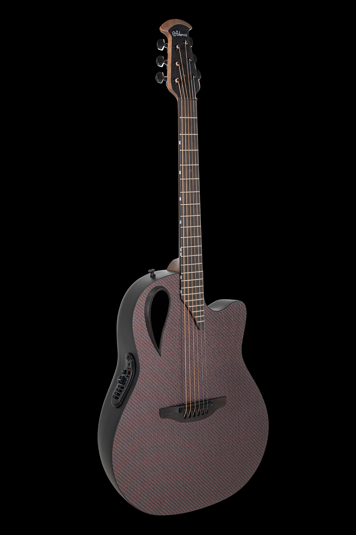 Adamas Guitare électro-acoustique  MD80-NWT Mid-Depth Contour Cutaway NTW Red Reflection | MD80-2R-G