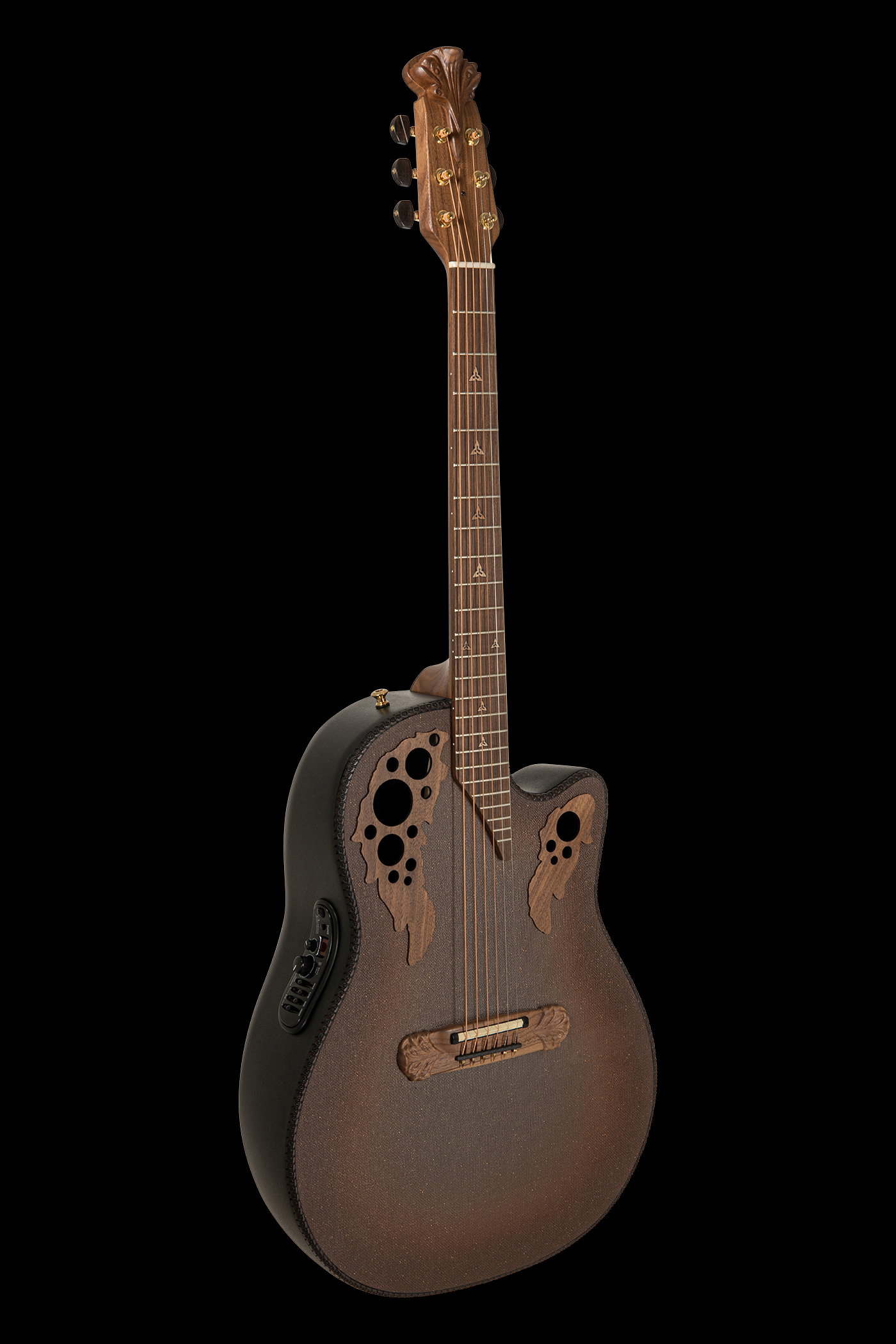 Adamas Guitare électro-acoustique 2087GT Deep Contour Cutaway Reverse Brown Burst | 2087GT-9W-G