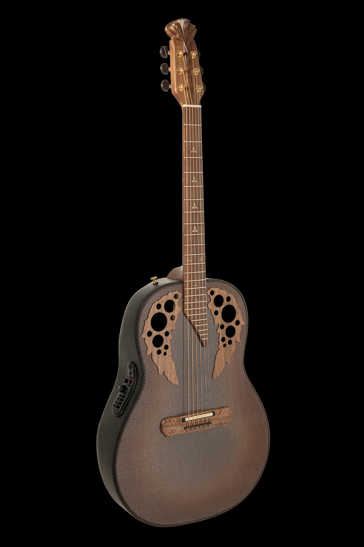 Adamas Guitare électro-acoustique 1687GT Deep Non-Cutaway Reverse Brown Burst | 1687GT-9W-G