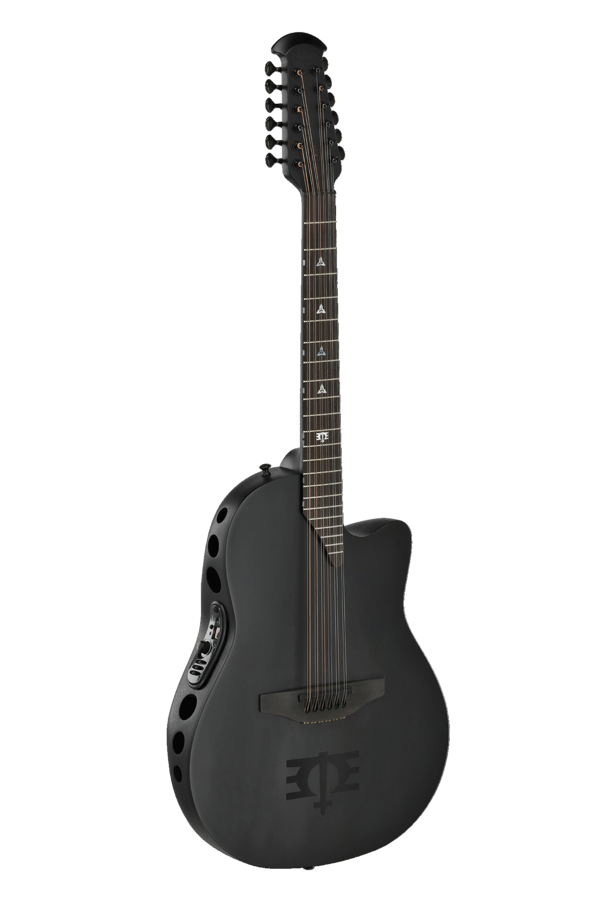 Adamas Guitare électro-acoustique 1598-MEIII Melissa Etheridge Signature Mid Cutaway 12-cordes Black Satin | 1598-MEIII